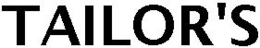 TAILOR'S trademark
