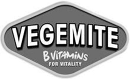VEGEMITE B VITAMINS FOR VITALITY trademark