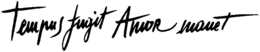 TEMPUS FUGIT AMOR MANET trademark