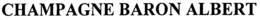 CHAMPAGNE BARON ALBERT trademark