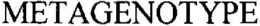 METAGENOTYPE trademark