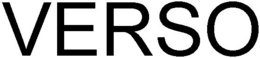 VERSO trademark
