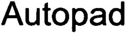 AUTOPAD trademark