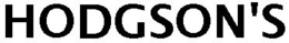 HODGSON'S trademark