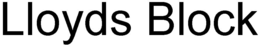 LLOYDS BLOCK trademark