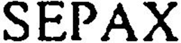 SEPAX trademark