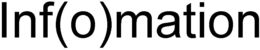 INF(O)MATION trademark