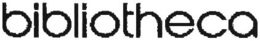 BIBLIOTHECA trademark