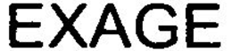 EXAGE trademark