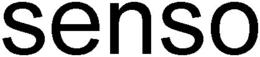 SENSO trademark