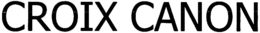 CROIX CANON trademark