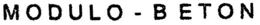 MODULO - BETON trademark