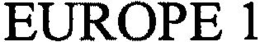 EUROPE 1 trademark