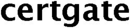 CERTGATE trademark
