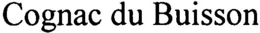COGNAC DU BUISSON trademark