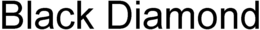 BLACK DIAMOND trademark