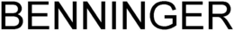 BENNINGER trademark