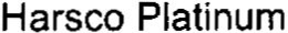 HARSCO PLATINUM trademark