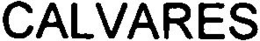 CALVARES trademark
