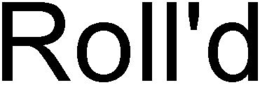 ROLL'D trademark