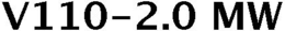 V110-2.0 MW trademark