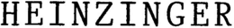 HEINZINGER trademark