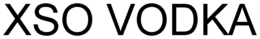 XSO VODKA trademark