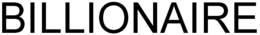 BILLIONAIRE trademark