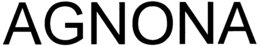 AGNONA trademark