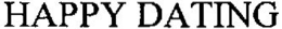 HAPPY DATING trademark