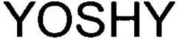 YOSHY trademark
