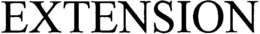 EXTENSION trademark