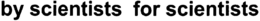 BY SCIENTISTS FOR SCIENTISTS trademark