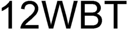 12WBT trademark