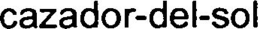 CAZADOR-DEL-SOL trademark