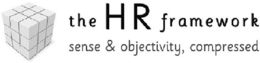 THE HR FRAMEWORK SENSE & OBJECTIVITY, COMPRESSED trademark