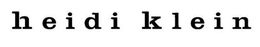 HEIDI KLEIN trademark