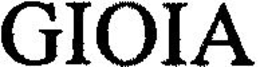 GIOIA trademark