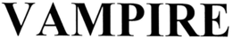 VAMPIRE trademark