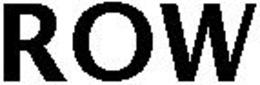 ROW trademark