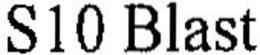 S10 BLAST trademark