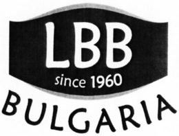 LBB SINCE 1960 BULGARIA trademark