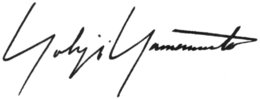 YOHJI YAMAMOTO trademark
