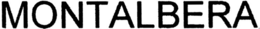 MONTALBERA trademark