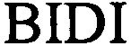 BIDI trademark