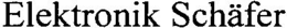 ELEKTRONIK SCHÄFER trademark