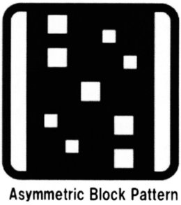 ASYMMETRIC BLOCK PATTERN trademark