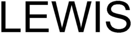 LEWIS trademark