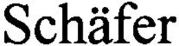 SCHÄFER trademark