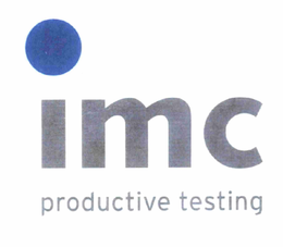 IMC PRODUCTIVE TESTING trademark